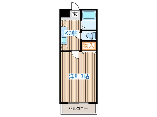 ウインドハウスの物件間取画像